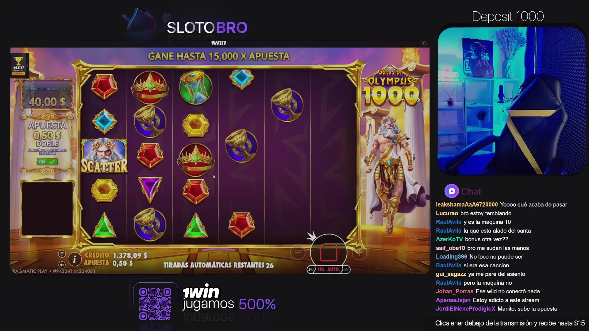 Banner principal oscuro con brillo dorado para la portada de Aurea Casino